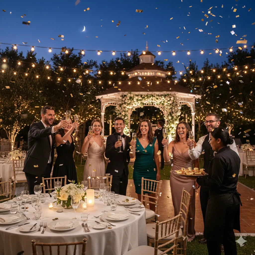 Happy clients at their events